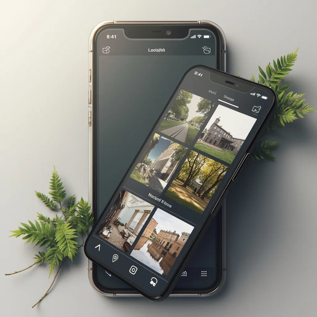 Interface de aplicativo mobile moderna
